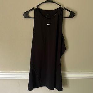 Nike black racer back tank top (large)
